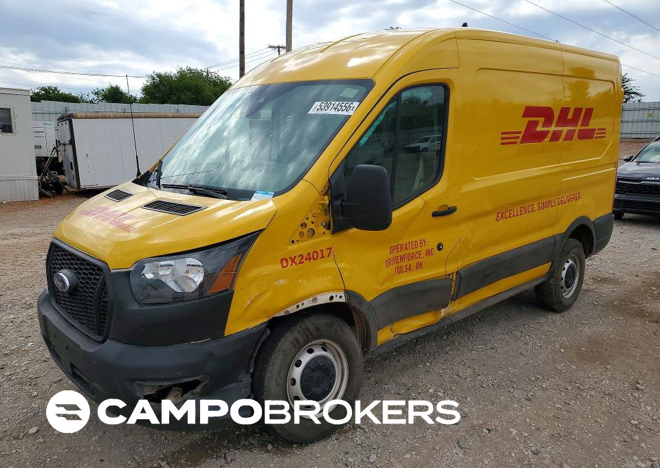 2023 Ford Transit 250 Delivery Van, uszkodzenie: Bok, Copart lot 53914556