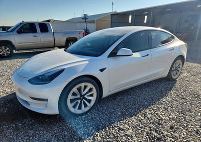 2021 Tesla Model 3, daño Granizo, Copart lote 62838436