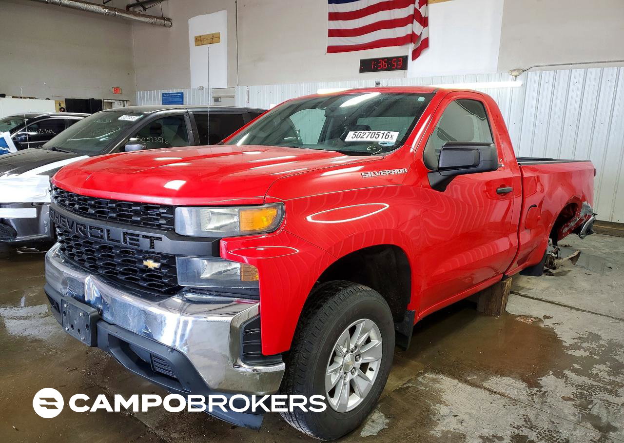 2019 Chevrolet Silverado C1500, uszkodzenie: Bok, Copart lot 50270516