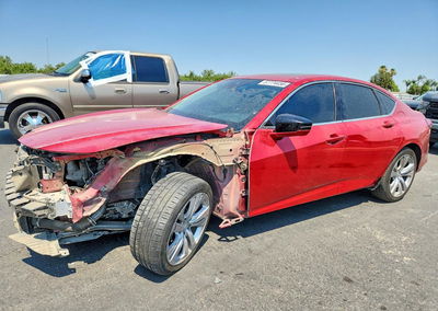 2021 Acura Tlx Technology, uszkodzenie: Przód, Copart lot 57774456