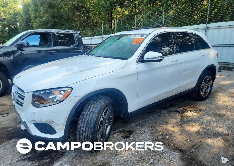 2019 Mercedes-benz Glc 300, daño Frontal, Copart lote 62668146