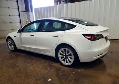 2022 Tesla Model 3, uszkodzenie: Tył, Copart lot 62583776, zdjęcie 2 z 6