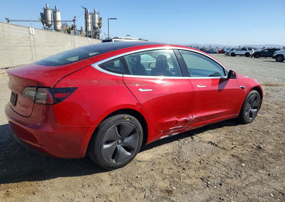 2020 Tesla Model 3, daño Abolladuras/rayones menores, Copart lote 61759486, foto 3 de 6
