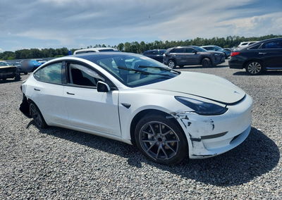 2023 Tesla Model 3, daño Frontal, Copart lote 61336086, foto 4 de 6