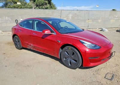2020 Tesla Model 3, daño Abolladuras/rayones menores, Copart lote 61759486, foto 4 de 6