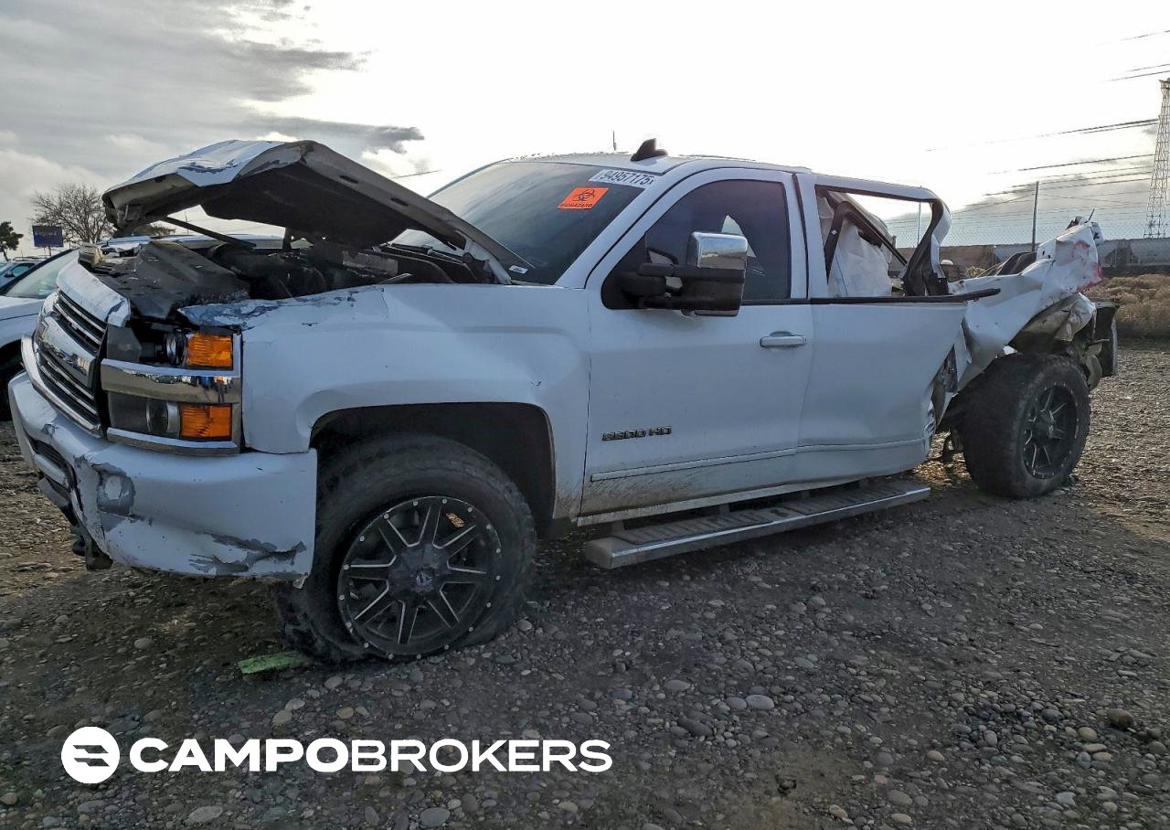 2019 Chevrolet Silverado K2500 Heavy Duty Lt, Rollover damage, Copart lot 77579045