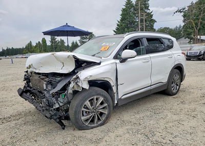 2019 Hyundai Santa Fe Ultimate 2.4l, Front End damage, Copart lot 58970836
