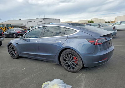 2020 Tesla Model 3, daño Techo, Copart lote 61539206, foto 2 de 6