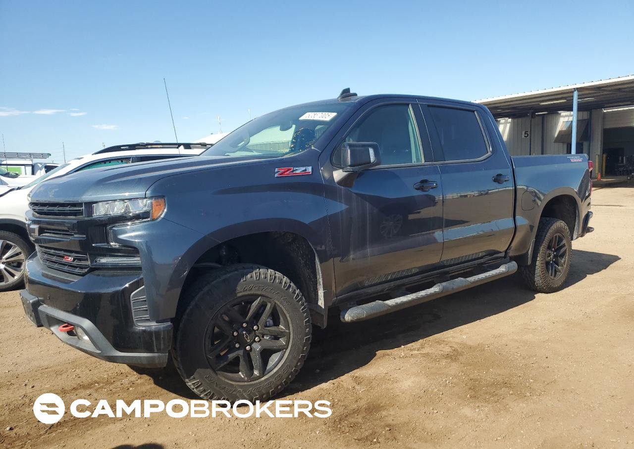 2021 Chevrolet Silverado K1500 Lt Trail Boss K1500 Lt Trail Boss, Vandalism damage, Copart lot 63262596