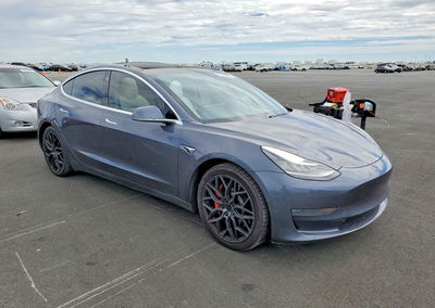2020 Tesla Model 3, daño Techo, Copart lote 61539206, foto 4 de 6
