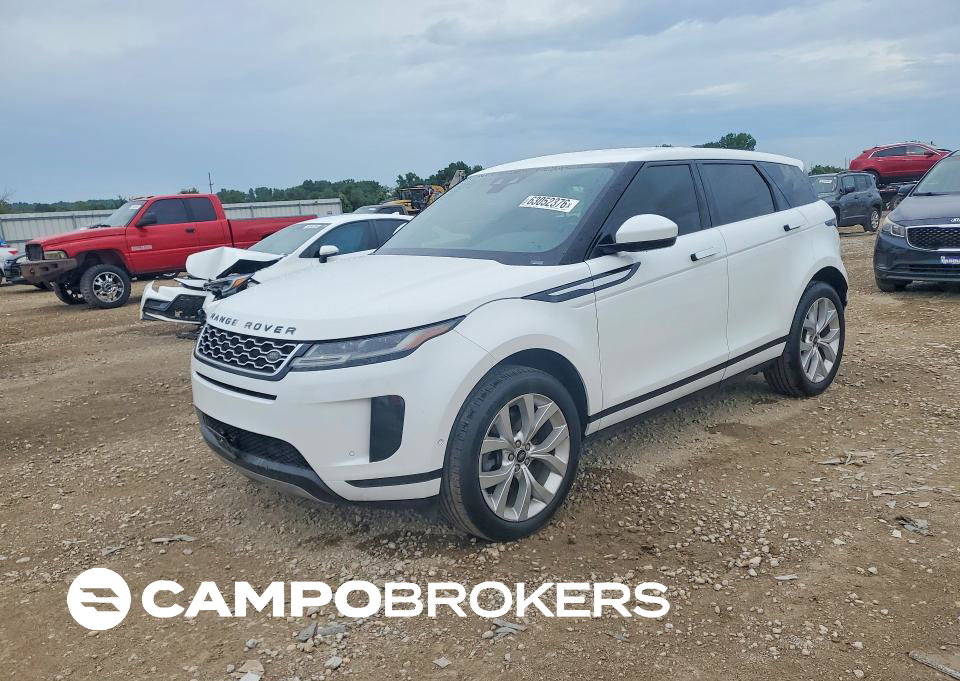 2020 Land Rover Range Rover Evoque Se, daño Abolladuras/rayones menores, Copart lote 63052376
