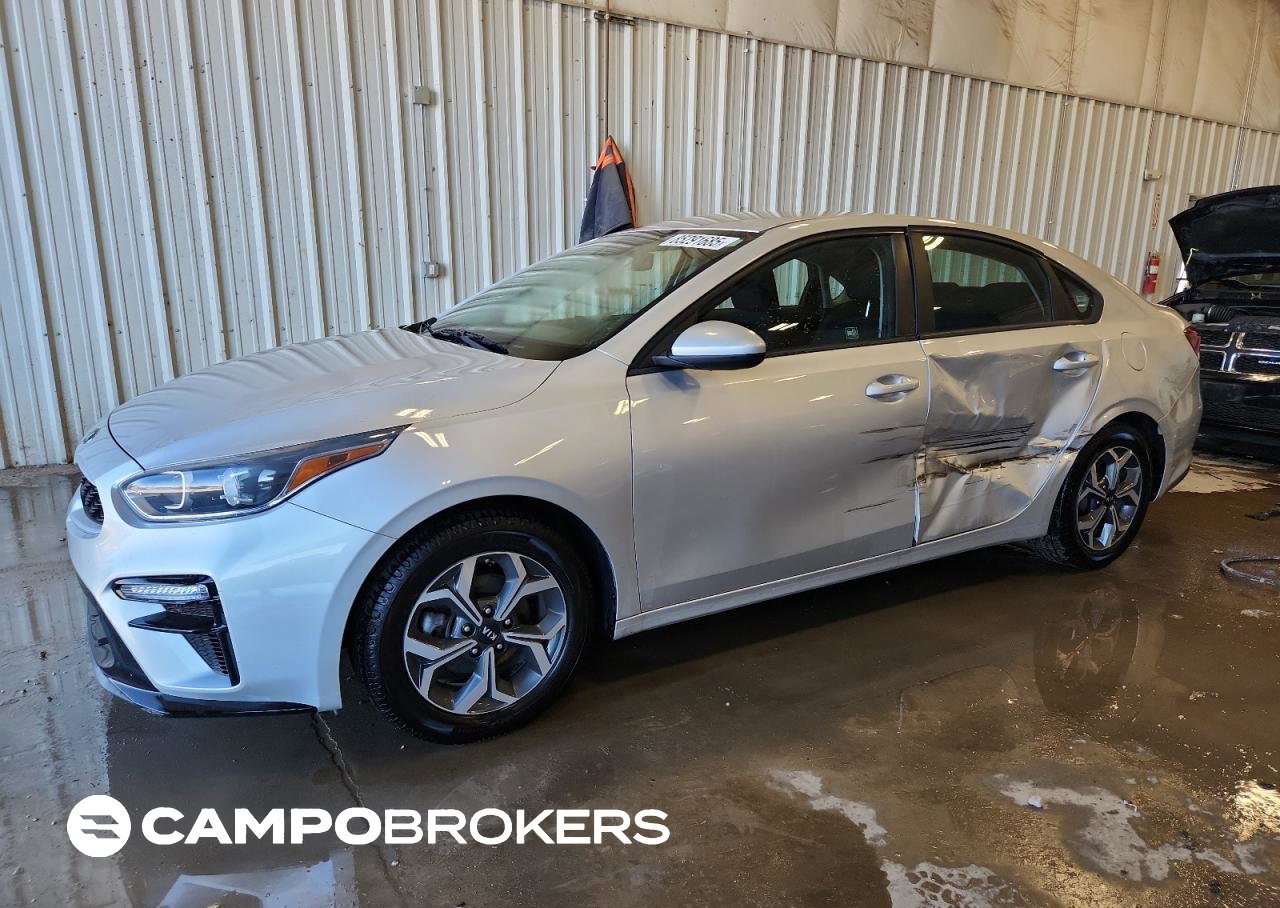 2019 Kia Forte Lxs, daño Lateral, Copart lote 85291685