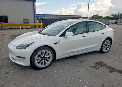 2023 Tesla Model 3, daño Lateral, Copart lote 58415896