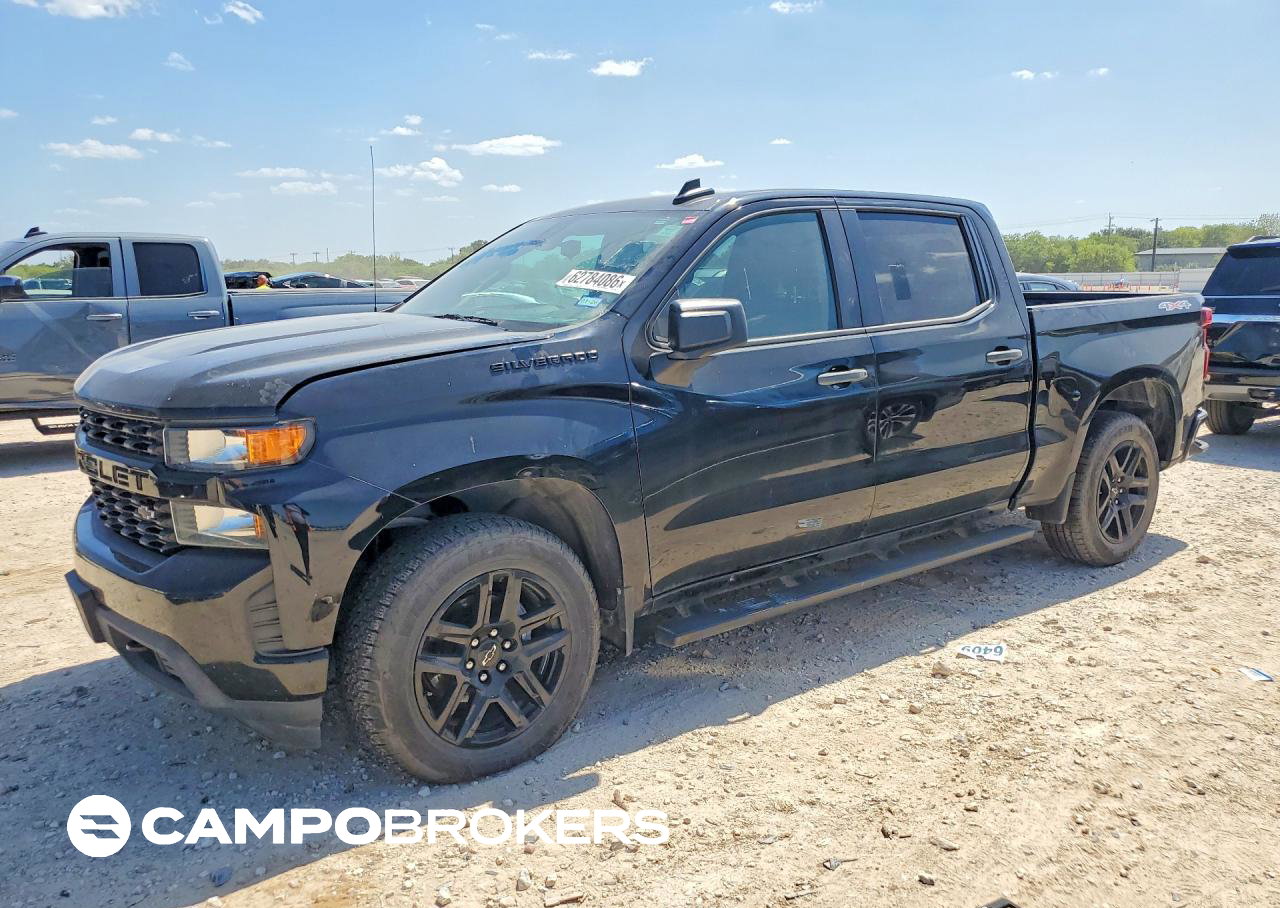 2022 Chevrolet Silverado Ltd K1500 Custom, Rear End damage, Copart lot 62784086