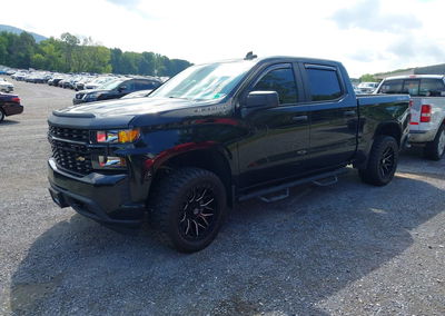 2021 Chevrolet Silverado 1500 4wd  Short Bed Custom, daño Electrical, Iaai lote 45548533, foto 2 de 21