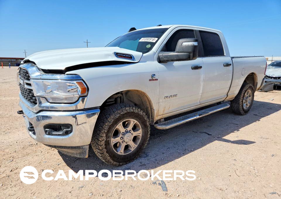 2024 Ram 2500 Big Horn, Front End damage, Copart lot 61890916