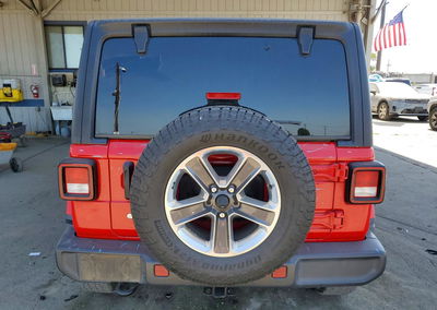 2020 Jeep Wrangler Unlimited Sahara, Front End damage, Copart lot 56273996, photo 6 of 15