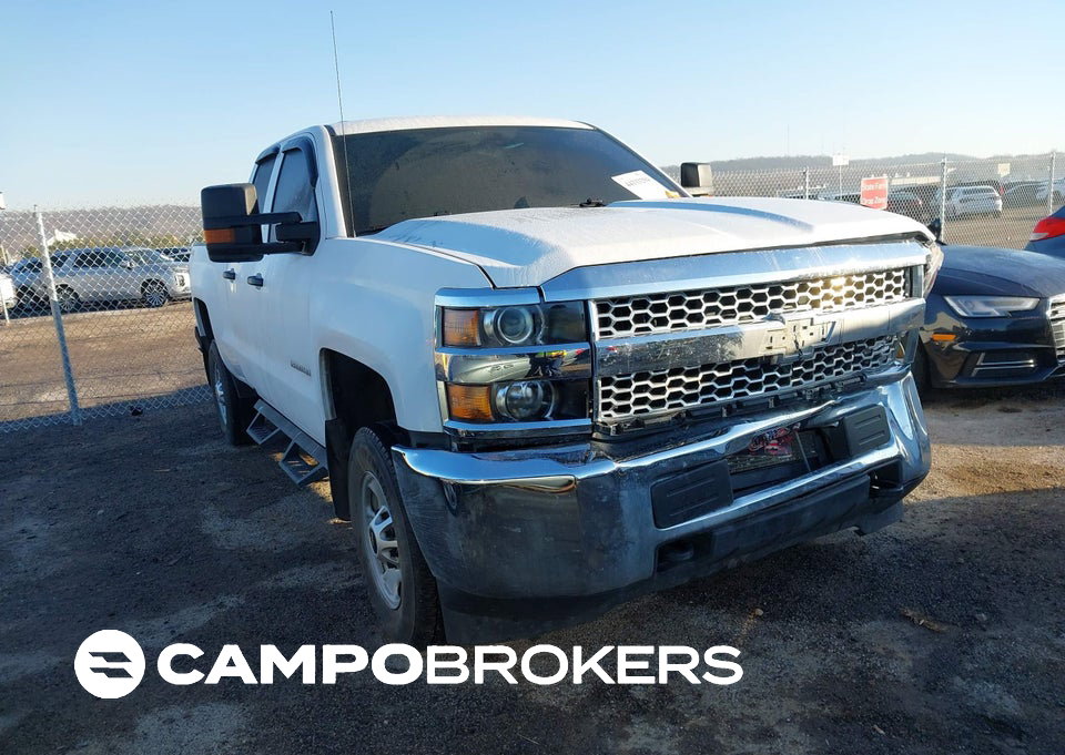 2019 Chevrolet Silverado 2500hd Wt, daño Lateral izquierdo, Iaai lote 44333294