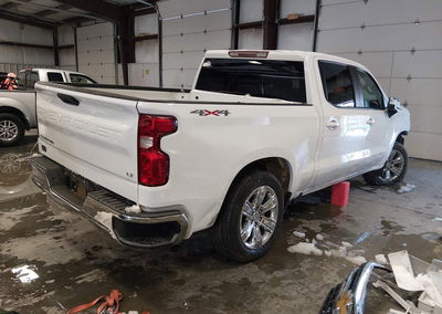 2020 Chevrolet Silverado 1500 4wd  Short Bed Lt, пошкодження: Передня частина, Iaai лот 44224171, фото 4 з 6