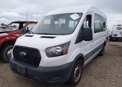 2021 Ford Transit-250, Rear damage, Iaai lot 45748877, photo 2 of 16