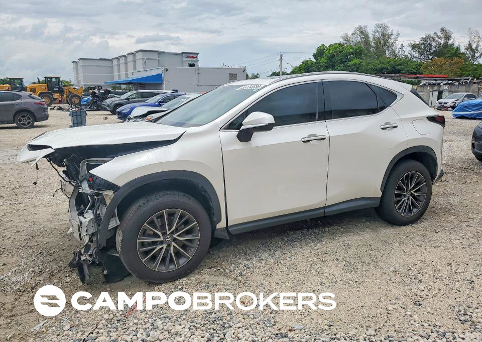 2022 Lexus Nx 350, daño Frontal, Copart lote 56134686