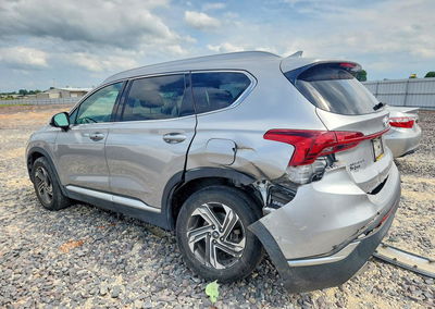 2021 Hyundai Santa Fe Sel, Rear End damage, Copart lot 54166016, photo 2 of 12