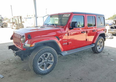 2020 Jeep Wrangler Unlimited Sahara, daño Frontal, Copart lote 56273996