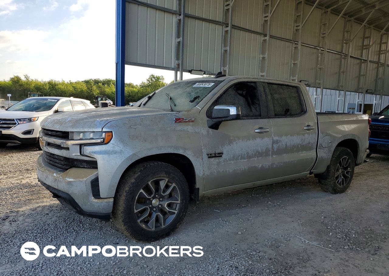 2019 Chevrolet Silverado K1500 Lt, Vandalism damage, Copart lot 56993876