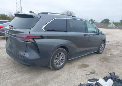 2025 Toyota Sienna Xle, uszkodzenie: Przód, Iaai lot 44763116, zdjęcie 4 z 6