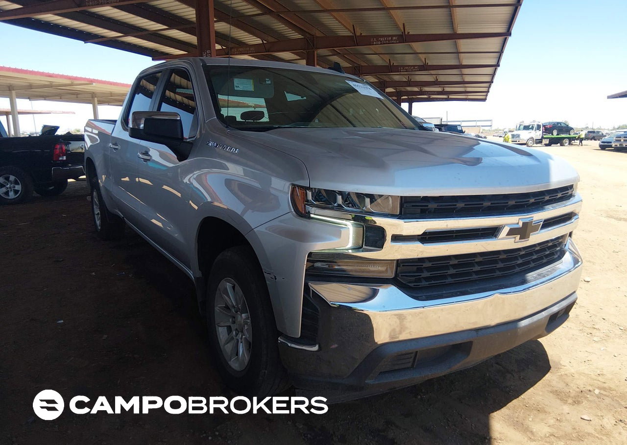 2021 Chevrolet Silverado 1500 2wd  Standard Bed Lt, uszkodzenie: Tył, Iaai lot 45522988