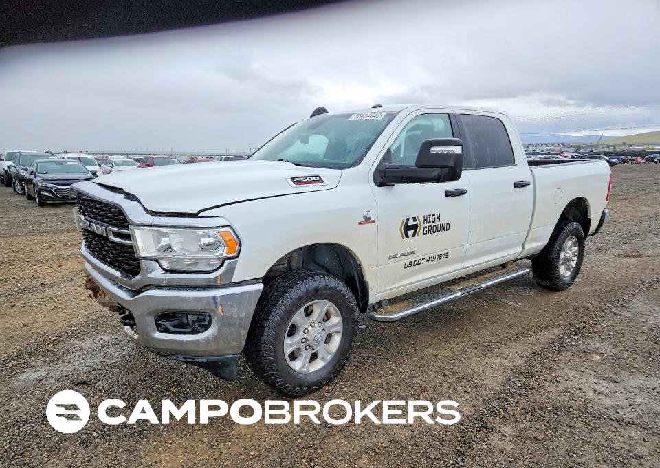 2024 Ram 2500 Big Horn, Front End damage, Copart lot 53434646