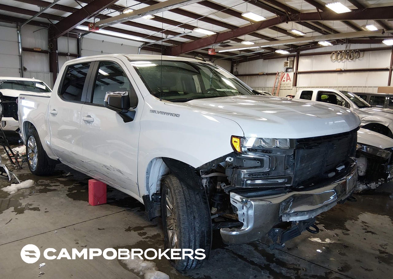 2020 Chevrolet Silverado 1500 4wd  Short Bed Lt, пошкодження: Передня частина, Iaai лот 44224171