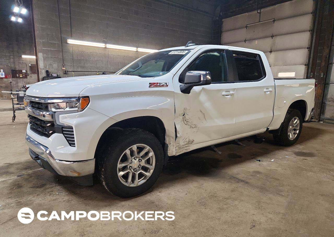 2025 Chevrolet Silverado K1500 Lt, uszkodzenie: Bok, Copart lot 61314806