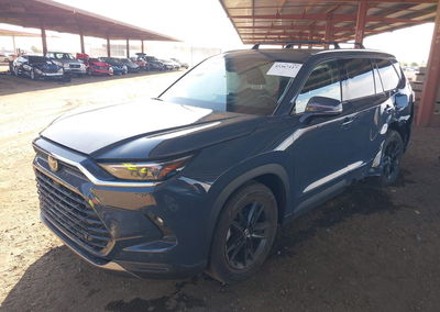 2024 Toyota Grand Highlander Platinum, daño Trasero izquierdo, Iaai lote 45367117, foto 2 de 6