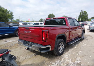 2021 Gmc Sierra 1500 4wd  Short Box Slt, daño Granizo, Iaai lote 45490143, foto 4 de 21