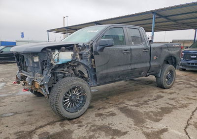 2019 Chevrolet Silverado K1500 Trail Boss Custom, Front End damage, Copart lot 51970066