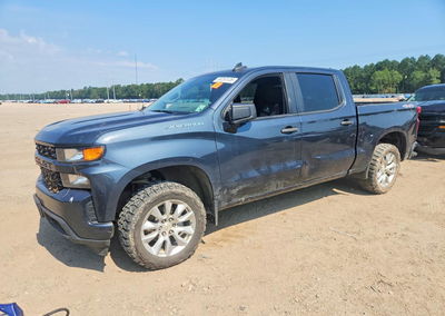 2021 Chevrolet Silverado K1500 Custom, Water/Flood damage, Copart lot 59253136
