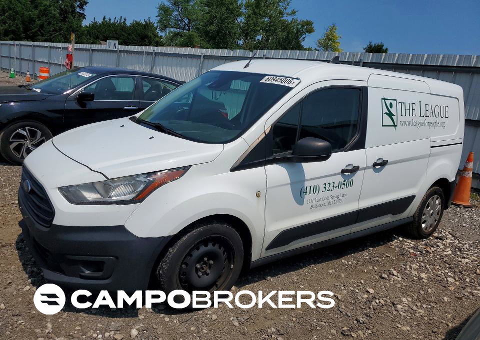2020 Ford Transit Connect Xl Delivery Van, daño Trasero, Copart lote 60945006