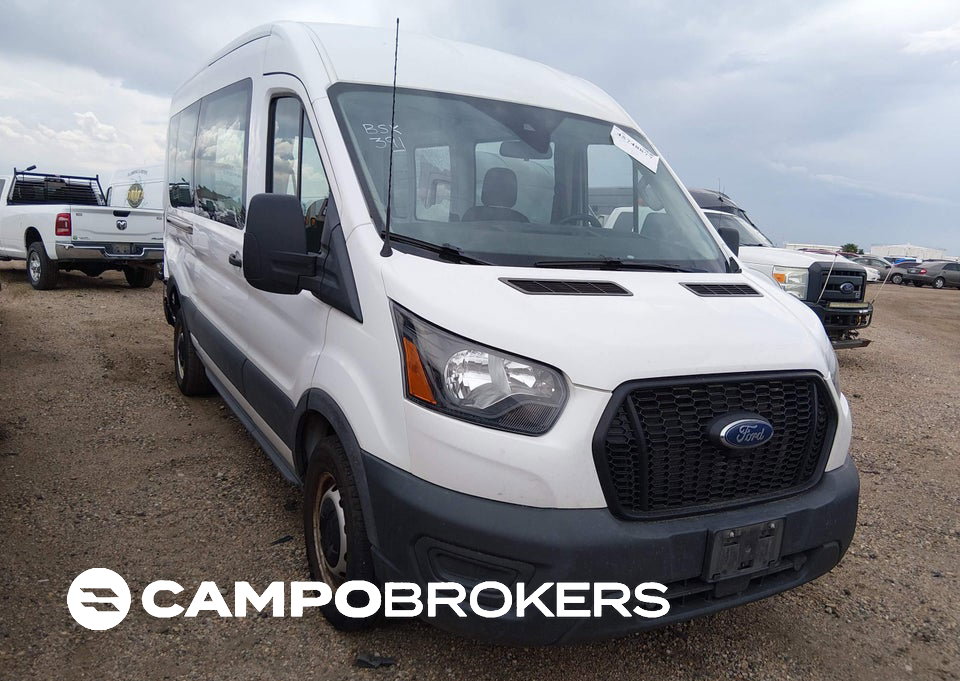 2021 Ford Transit-250, Rear damage, Iaai lot 45748877