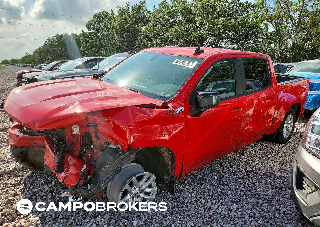 2020 Chevrolet Silverado K1500 Rst, пошкодження: Передня частина, Copart лот 85985055