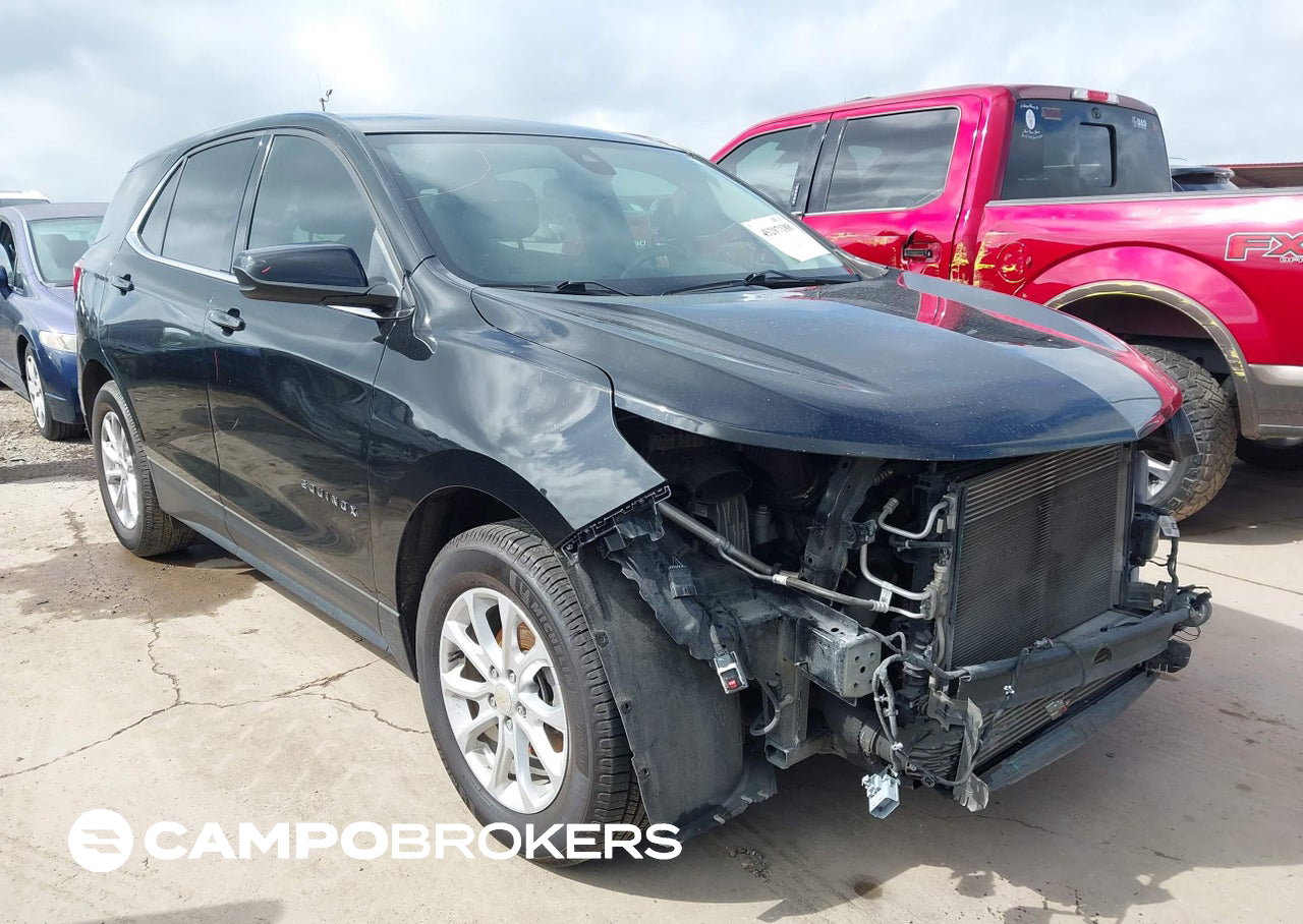 2020 Chevrolet Equinox Fwd Lt 1.5l Turbo, Front End damage, Iaai lot 45297188