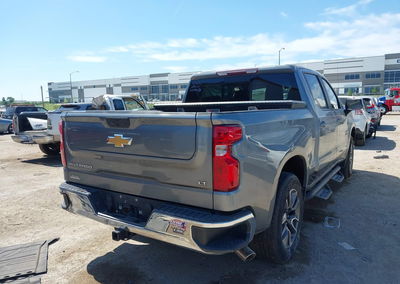 2021 Chevrolet Silverado 1500 2wd  Short Bed Lt, Left Side damage, Iaai lot 45256087, photo 4 of 16