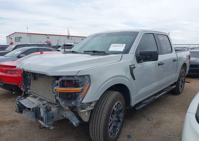 2024 Ford F-150 Stx, Front End damage, Iaai lot 44852253, photo 2 of 6