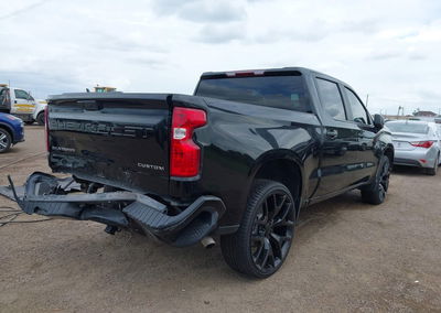 2024 Chevrolet Silverado 1500 2wd  Short Bed Custom, Rear damage, Iaai lot 44937447, photo 4 of 6