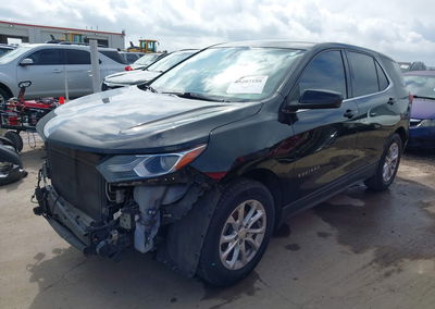 2020 Chevrolet Equinox Fwd Lt 1.5l Turbo, Front End damage, Iaai lot 45297188, photo 2 of 17