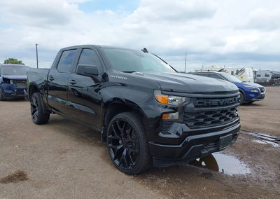 2024 Chevrolet Silverado 1500 2wd  Short Bed Custom, Rear damage, Iaai lot 44937447