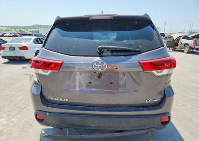 2019 Toyota Highlander Le Plus, daño Frontal, Copart lote 62044886, foto 6 de 6