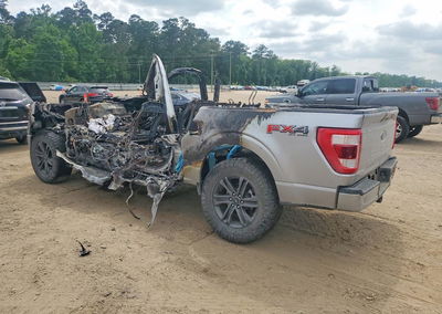 2021 Ford F150 Supercrew, uszkodzenie: Pożar, Copart lot 51813176, zdjęcie 2 z 6