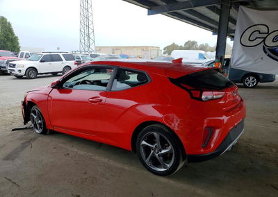 2019 Hyundai Veloster 2.0l, daño Frontal, Copart lote 63678476, foto 2 de 6