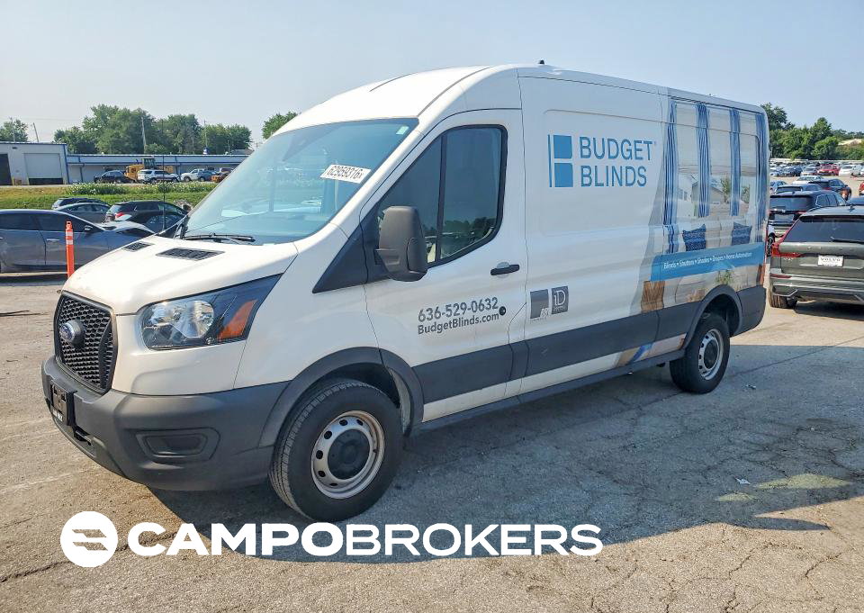 2023 Ford Transit T-350, daño Inundación, Copart lote 62959316